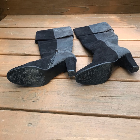 Black/Gray Boots - Picture 5 of 10